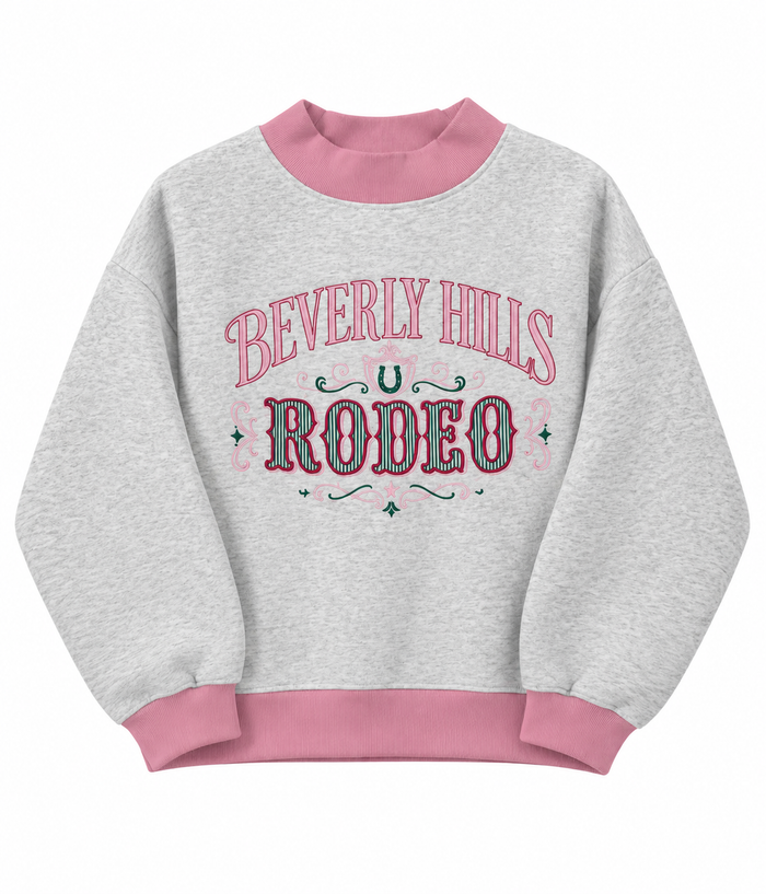 Beverly Hills Rodeo Mock Neck Sweatshirt