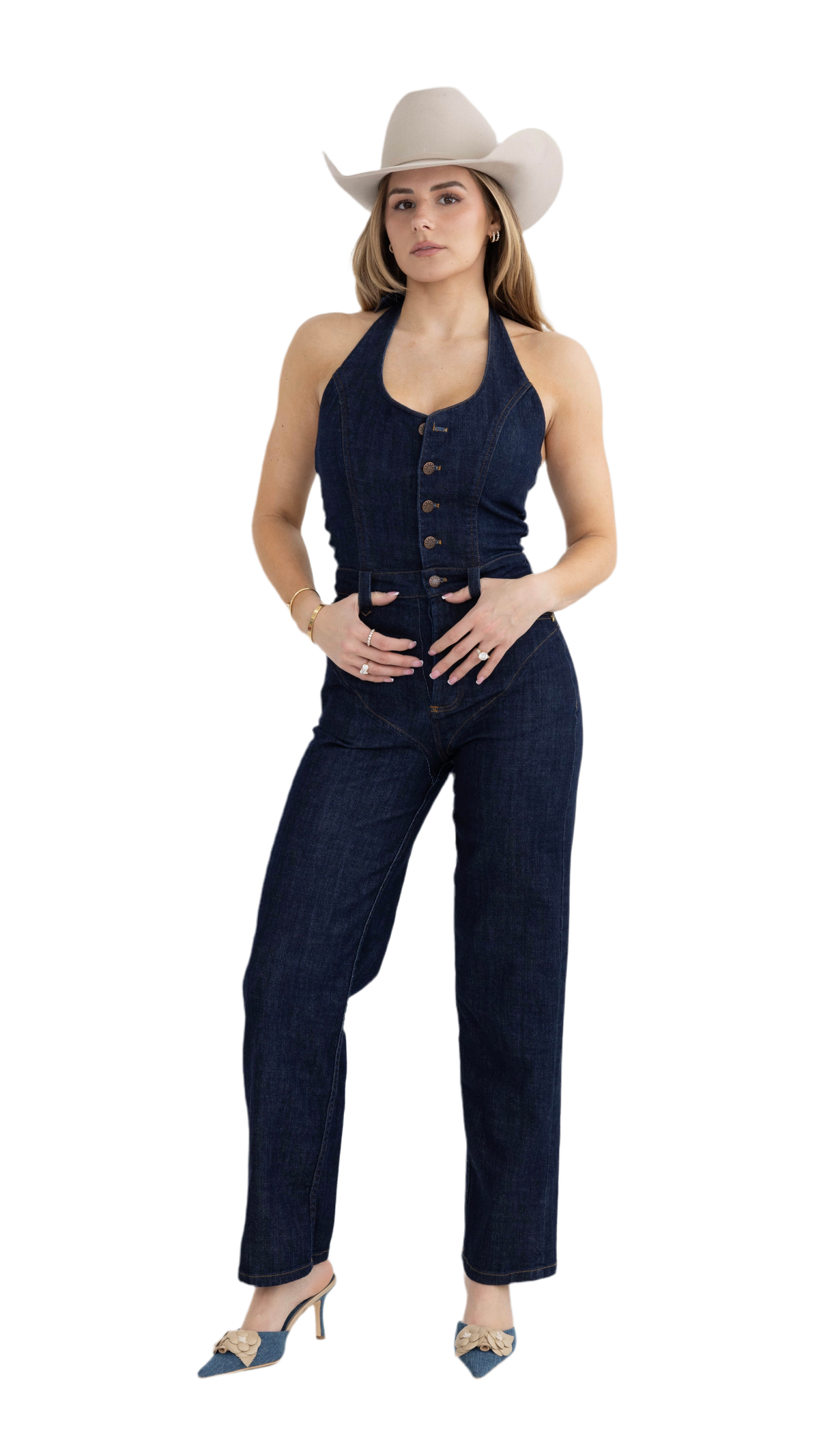 Dallas Denim Jumpsuit