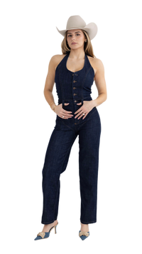 Dallas Denim Jumpsuit