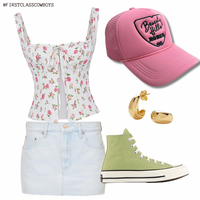 Beverly Hills Rodeo™ Trucker Hat Pink/Green