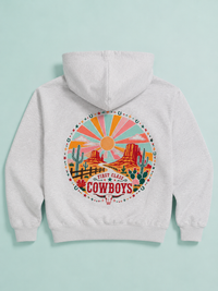 First Class Cowboys® Hoodie Turquoise/Oat