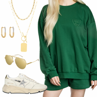 Beverly Hills Rodeo™ Lounge Set Green/Green