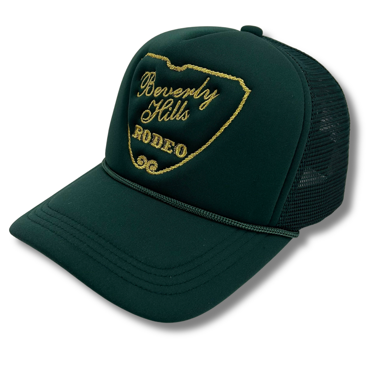Beverly Hills Rodeo™ Trucker Hat Green/Gold