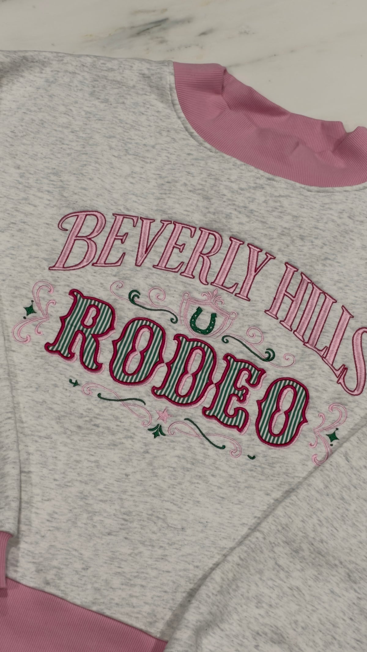 Beverly Hills Rodeo Mock Neck Sweatshirt