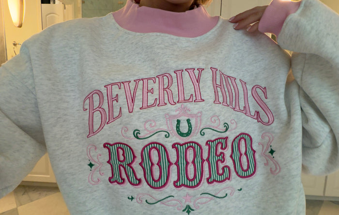 Beverly Hills Rodeo Mock Neck Sweatshirt