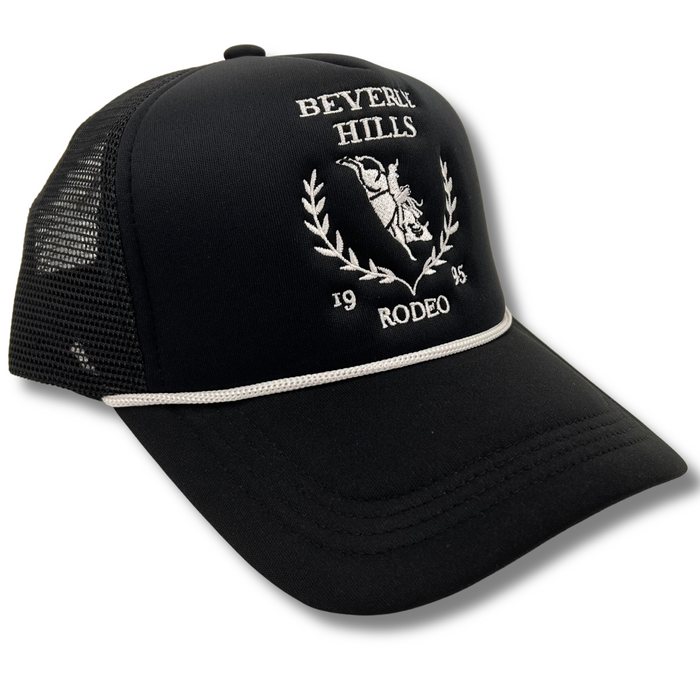 Beverly Hills Rodeo™️ Trucker Hat Black/White