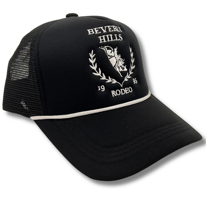 Beverly Hills Rodeo™ Trucker Hat Black/White