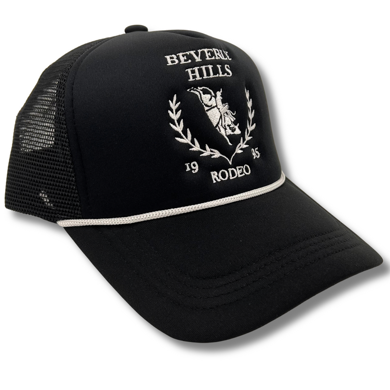 Beverly Hills Rodeo™ Trucker Hat Black/White