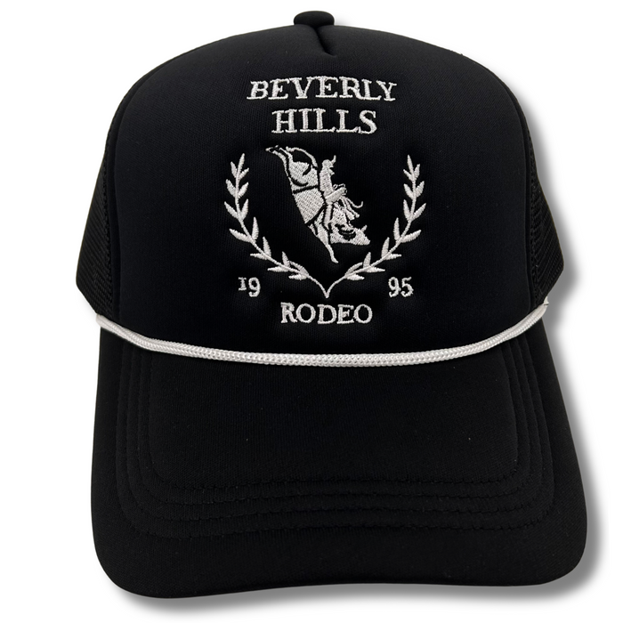 Beverly Hills Rodeo™️ Trucker Hat Black/White
